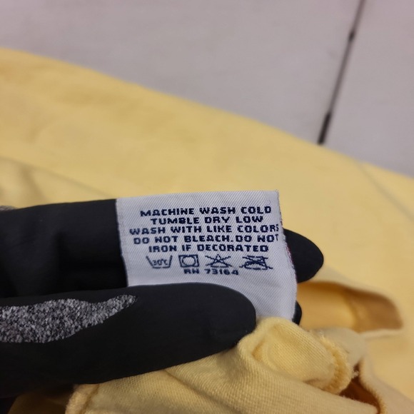 Pluma USA Heavyweight Cotton T-Shirt Mens XL Yellow Short Sleeve Tee Shirt - Picture 9 of 10